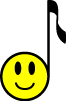 Smilie musikalische Note